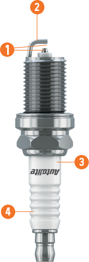 Autolite Double Platinum Spark Plugs Technology